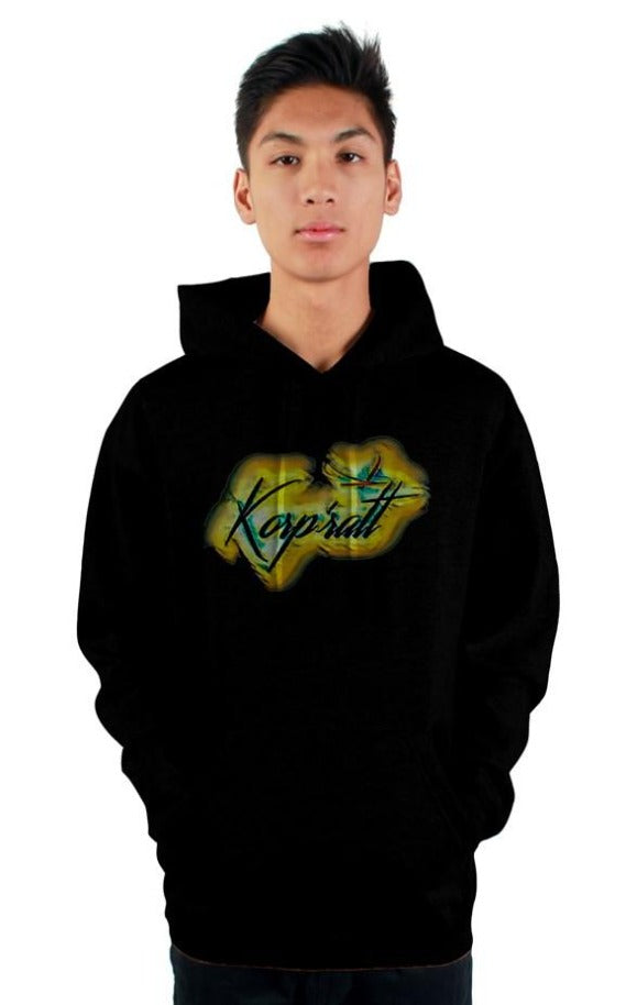 Korp'ratt black ray pullover hoody