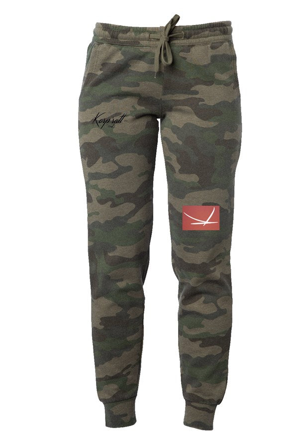 Womens Camo Wash Korp'ratt Sweatpants