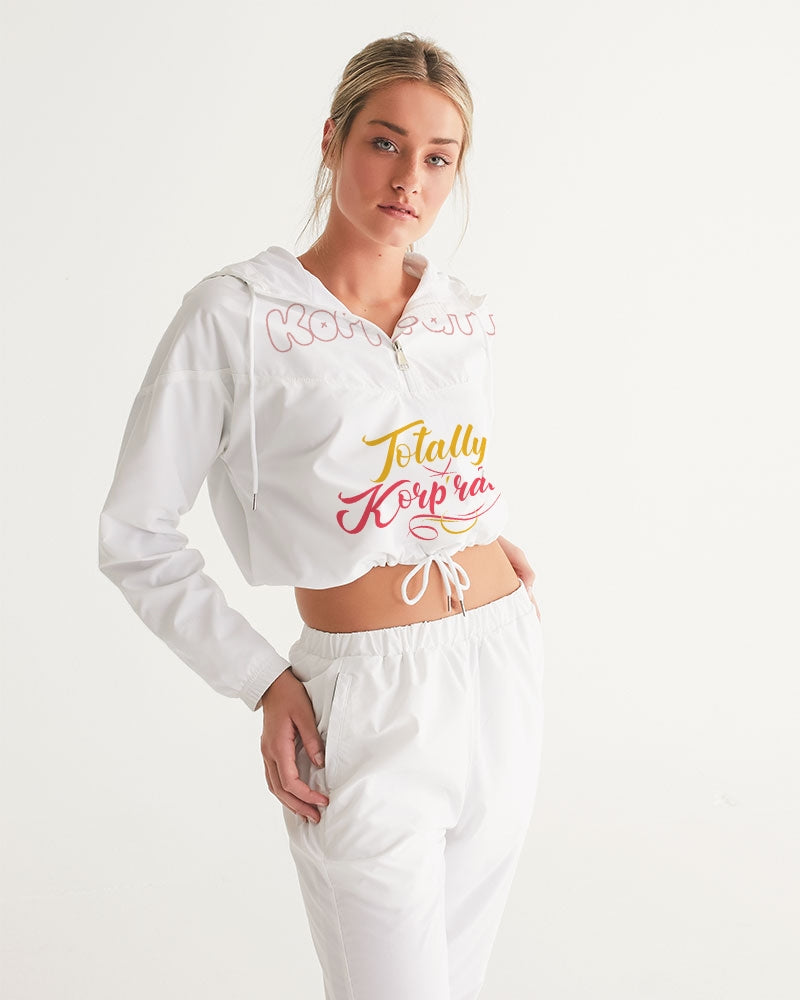 "Totally" Cropped Windbreaker