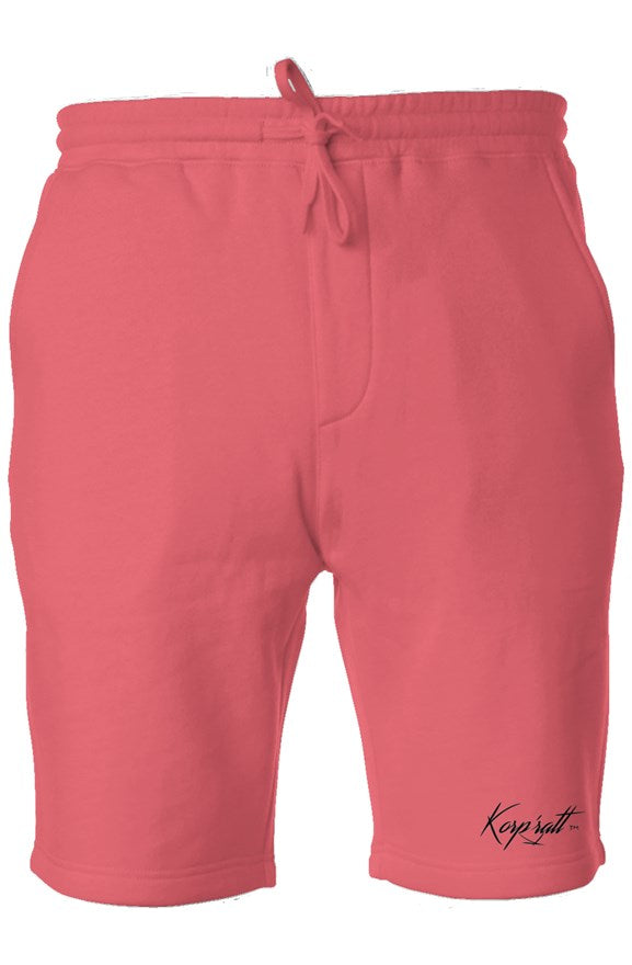 Pigment Dyed Fleece Shorts "Independent"