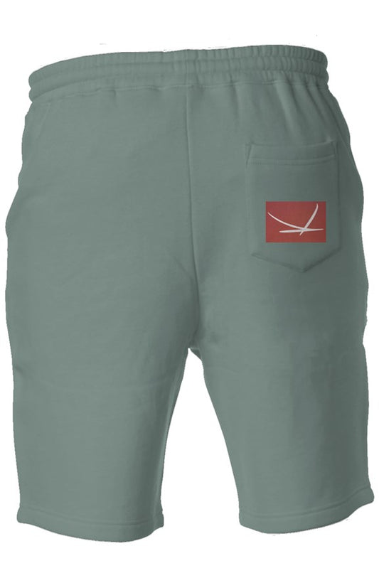 Pigment Dyed Fleece Shorts Alpine Green