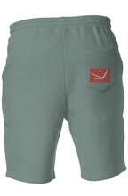 Load image into Gallery viewer, Pigment Dyed Fleece Shorts Alpine Green

